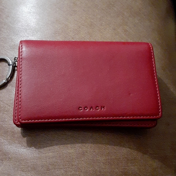Coach Handbags - COACH RED WALLET NWOT